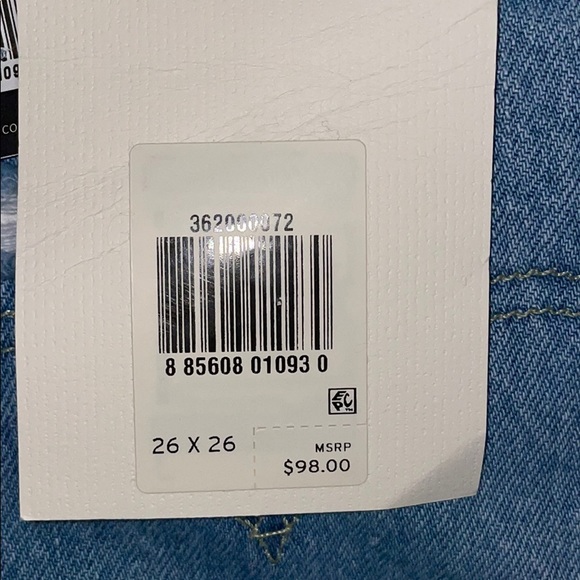 501® Original Cropped High Rise Straight leg Jeans - Picture 4 of 12